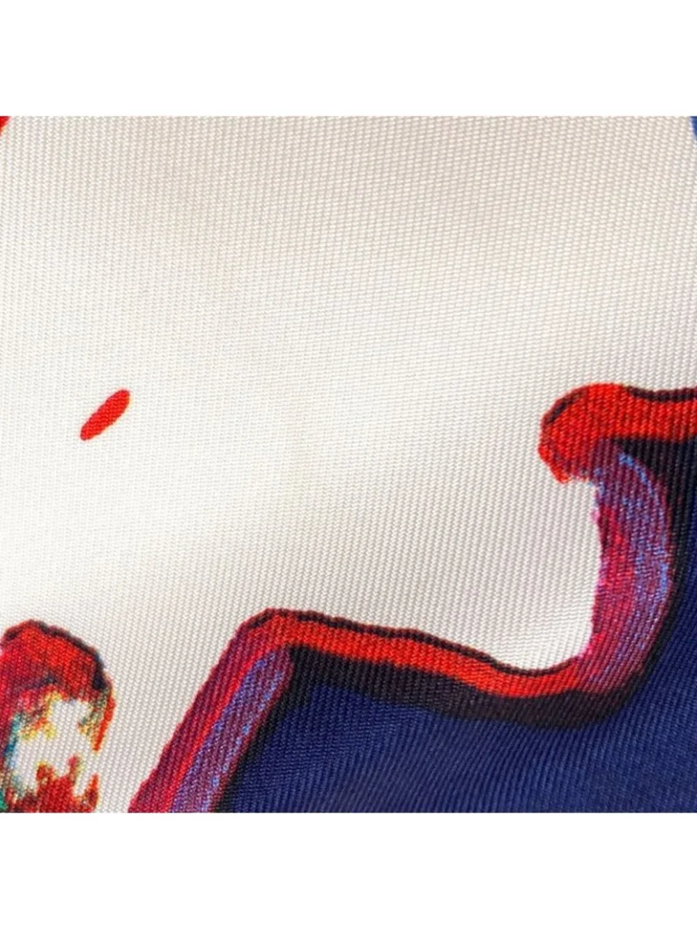 Chanel CC Logo Human Motif Scarf Silk - Picture 11 of 11